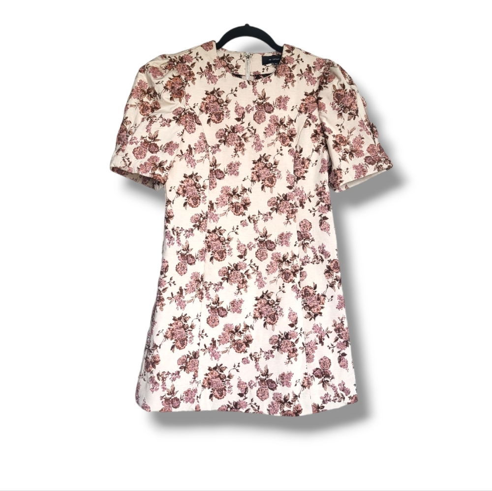 En Saison Pink floral mini dress Size small